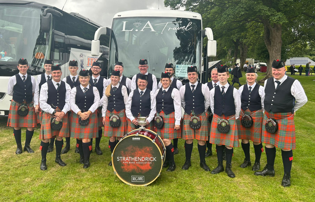 Scottish Championships, Dumbarton, 2023 Strathendrick Pipe Band